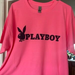 Playboy Pink Graphic T-Shirt for Men